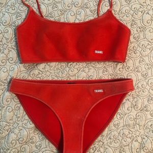 Triangl Dreams Bikini in Cherry Bomb